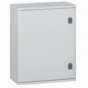 Wall-Mount Enclosure Marina, 400Wx500Hx206D, fiberglass reinforced polyester, UV resistant, IP66 IK10, Legrand, grey