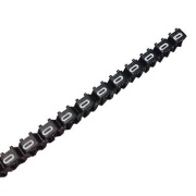 Marker CAB3, 0.5..1.5mm², 0, strip 30pcs, Legrand, black