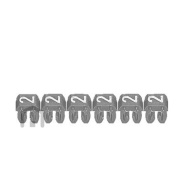 Marker CAB3, 0.5..1.5mm², 8, strip 30pcs, Legrand, grey