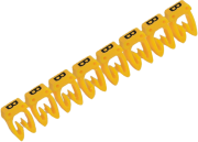 Marker CAB3, 0.5..1.5mm², B, strip 30pcs, Legrand, yellow
