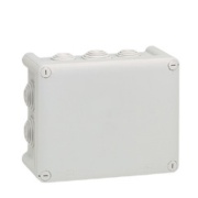 Box Plexo, 155Wx110Hx74D 10glands, IP55 IK07, Legrand, grey
