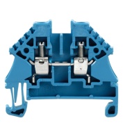 Прохідна клема, Гвинтове з´єднання WDU 4N BL, Weidmüller, blue