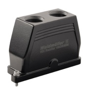 Plug housing HDC IP68 24B TOS 2M40, Size 8, screw plug, standard, 2xM40, IP68, Weidmüller