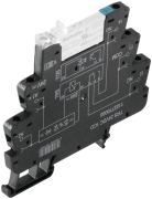 TERMSERIES, Релейний модуль TRS 24VDC 1CO , Кількість контактів: 1, Перемикальний контакт, AgNi, Номінальна напруга: 24 В (DC) ± 20%, Ток: 6 A, гвинтовим з´єднанням Weidmülle