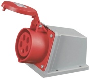 Розетка в настінному виконанні 3P+N+E 16A 400V IP44
