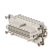Промисловий роз´єм HDC HE 16 FS, female, Size 6, 16P 16A 500V, screw, Weidmüller