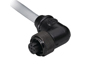 Drop Cordset KwikLink, DeviceNet patchcord, trunk end: male Micro, right angle, device end: female Micro, straight, 1m, PVC, Grey
