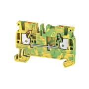 PE Terminal A2C 2.5 PE, 2.5mm² 300A 800V, Push-In, Weidmüller, yegr