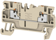Feed-Through Terminal A2C 2.5, 2.5mm² 24A 800V, Push-In, Weidmüller, beige
