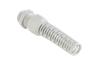 Cable Gland Syntec M12x1.5, anti-kink nozzle, ø2.5..6.5mm, thread 6mm, -30..100°C, PA6 ˄CR, incl. O-ring, HF, CE/UL/VDE, IP68, Agro, light grey