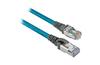 Patch Cord EtherNet, unshielded twisted pair, 4x2x24AWG, RJ45 » RJ45, PVC, 0.4m, teal