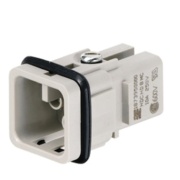 Промисловий роз´єм HDC HD 8 MC, male, Size 1, 8P 10A 50V, crimp, Weidmüller