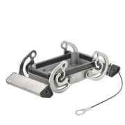 Cover HDC 10B DMDQ 2QB, Size 4, cover for upper part of housing, side-locking clamp on lower side, standard, IP 65, Weidmüller