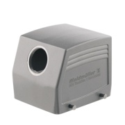 Hood HDC 32B TSBU 1M32G, size 10, cable entry from side, side-locking clamp on lower side, standard, M32, IP65, Weidmüller