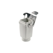 Coupling hood HDC 07A KOLU 1M20G, size 1, side-locking clamp on lower side, -40..125°C, plastic, M20, IP65, Weidmüller