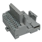 Fused Terminal Base Unit Flex™, 10A 250VAC/DC, panel mount ˄TS35, Allen-Bradley