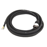 Power/Brake Transition Cable Kinetix, MPL 200V-class motors, 600V, threaded DIN » bayonet receptacle, 19.7-in. industrial TPE cable 14AWG,  Allen-Bradley, back