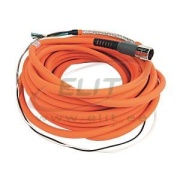 Power/Brake Cable Kinetix, SpeedTec DIN connector » flying-lead, 22.5A 600V, 90m industrial TPE shielded cable 6x14AWG, orange