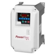 AC Drive PowerFlex40, 0.75kW 2.3A 3x480VAC, aux. 1NO 3A 240VAC, integral keypad˄LED display, RS485, frame B, panel mount, IP66˄NEMA4X, Allen-Bradley
