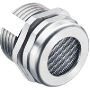 Drainage Element M12x1.5, wrench 18| thread 10mm, mesh, -50..110°C, nickel-plated brass ˄ss A2 ˄NBR, incl. O-ring, IP4x, Agro