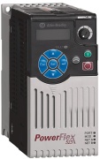 VFD PowerFlex523, 7.5kW 17A 3x480VAC, aux. 1NO 3A 30VDC/ 250VAC, integral keypad w. PM, LED, EtherNet IP, USB, RS485, EMC, frame C