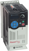 AC Drive PowerFlex525, 4kW 10.5A 3x480VAC, aux. 3A 240VAC, EtherNet IP-USB-RS485, integral keypad w. potentiometer/ LED, frame B, Allen-Bradley