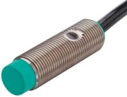 Inductive Sensor NJ4-12GM40-E2, M12, Sn4, PNP NO, Sf 2kHz, LED ,-25..70°C, ss1.4305˄PBT, PUR cable 2m 2x0.34mm², 10..60V, IP67, Pepperl+Fuchs