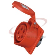 Розетка в щитовому виконанні 3P+N+E 16A 415V, 70x70mm, IP44