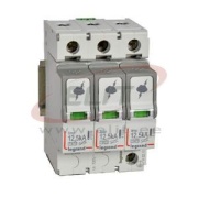 Пристрій захисту від імпульсних перенапруг SPD, 3P FS, T1+T2, Uc 320VAC, In 25kA/pole, Iimp 12.5kA/pole, Up 1.5kV, TNC, 3M, Legrand