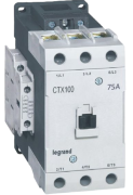 Contactor CTX³ 100, 37kW 75/110A 3x690VAC, aux. 2NO˄2NC 16A 250VAC, cv 230VAC, Legrand