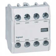 Auxiliary Contact CTX³, 4NO 16A 250VAC, front mount, Legrand