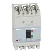 Автоматичний вимикач DPX³ 160, 100A 3x400VAC 16kA, therm. 0.8..1In ˄magn. 10In, incl. screws/ cage clamps Al/Cu 70/95mm², panel mount, Legrand