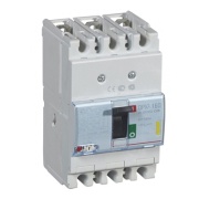 Автоматичний вимикач DPX³ 160, 125A 3x400VAC 16kA, therm. 0.8..1In ˄magn. 10In, incl. screws/ cage clamps Al/Cu 70/95mm², panel mount, Legrand