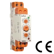 Аналоговий таймер 600XU, 13 Modes, 0.1s..3h, 1SPDT (1co), 5A 250VAC, cv 12/20..240V, TS35, Selec