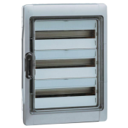 Розподільний щит зовнішньої установки Plexo³, 3x 12M, PE/N 22+22, inc. 16 cable glands, IP65 IK09, Legrand, grey