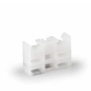 Support PMR117.1, f. 2x 10mm busbar, marked PE, Ensto