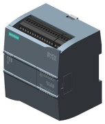 Simatic S7-1200, CPU 1212C, compact CPU, DC/DC/DC, onboard I/O: 8DI 24VDC/ 6DO 24VDC/ 2AI 0..10VDC, 20.4..28.8VDC, program/data memory 75kB, Siemens