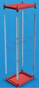 Top˄Bottom Teos, 800Wx600D, incl. 1x gland plate/ 4x lifting egebolts/ mounting screws, IP65, Tekpan, grey