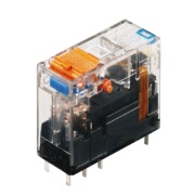 Реле RCI484R24, 2CO 8A 24VAC, test button, LED, Weidmüller
