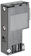 SIMATIC DP, соединительный роз´єм для PROFIBUS до 12 Мбіт/с 90° вихід кабеля, 15,8x 64x 35,6 мм (ШхВхД), оконечний резистор з ізоляційною функцією, без роз´єму PG