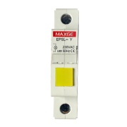 Індикатор LED 230В на DIN-рейку, жовтий