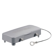 Cover HDC 16B DODQ 4BO, Size 6, cover for lower part of housing, side-locking clamp on lower side, ctandard, IP65, Weidmüller