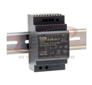 Modular Power Supply HDR, input 85..264VAC, output 60W 5A 10.8..13.8VDC, LED, W52.5mm, TS35/15/7.5, Mean Well