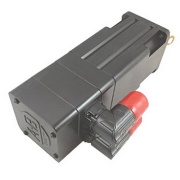 Servo Motor MPL, 460V, 5000rpm, 0.86kW 2.6A, 2.1Nm, MT HR encoder, keyed shaft extension, SpeedTEC DIN/ right angle/ 180° rotatable, 24VDC Brake, IEC Metric, FMH type FF, frame 75mm, stack 76.2mm, Allen-Bradley
