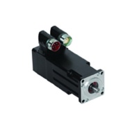 Servo Motor MPL, 460V, 5000rpm, output power 0.86kW, MT HR encoder, keyed shaft extension, SpeedTEC DIN connector, right angle, 180° rotatable, FMH (type FF), frame 75mm, stack 76.2mm, IP66, Allen-Bradley