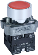 Кнопка D22, 1nc 10A 250VAC, IP40, red