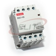 Modular Contactor C1-63, 4no 25kW 63A 400VAC, cv 24VAC
