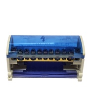 Розподільна коробка UK, 2x (25˄3x16˄7x6)mm², 100А 690VAC, TS35˄монтажна пластина