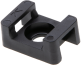 Saddle Tie Mount TM-3S8, L21.9xW15.9 ø4.5, max tie 7.6mm, -40..85°C, Polyamide 6.6, UL94 V2, UV resistant, 100pcs/pck, black