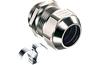 Cable Gland Progress EMC easyConnect M63x1.5, ø40..52mm, thread 10mm, ss 1.4310 contact spring, -60..100°C, nickel-plated brass ˄TPE, incl. NBR O-ring, IP68/69K, Agro